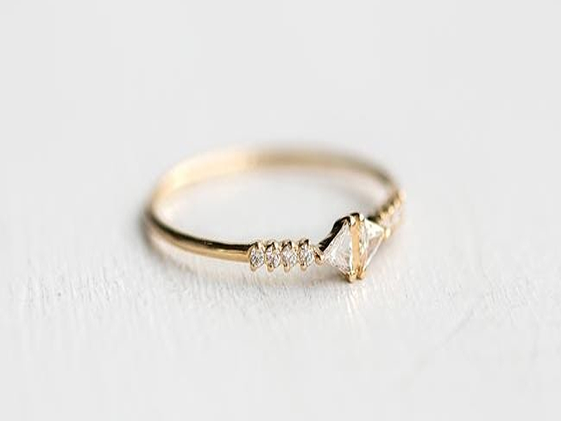 Melanie Casey's Triangle Cut Deja Vu Ring