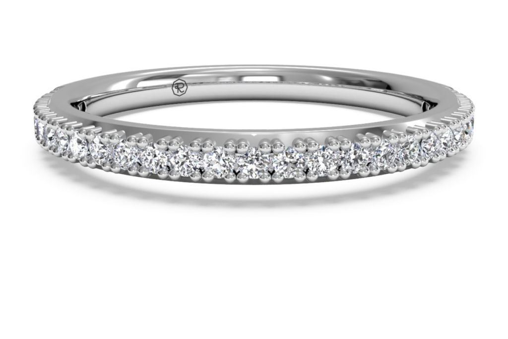 Ritani's Micropavé Diamond Wedding Ring