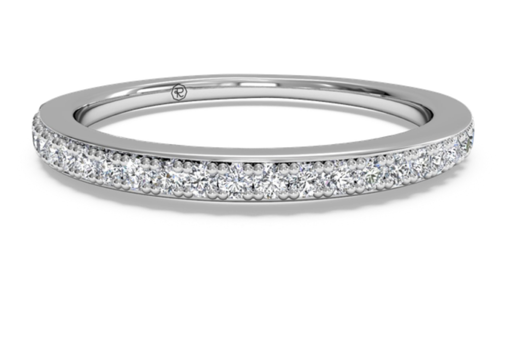 Ritani's Women’s French-Set Diamond Wedding Ring (22488CR14WG)