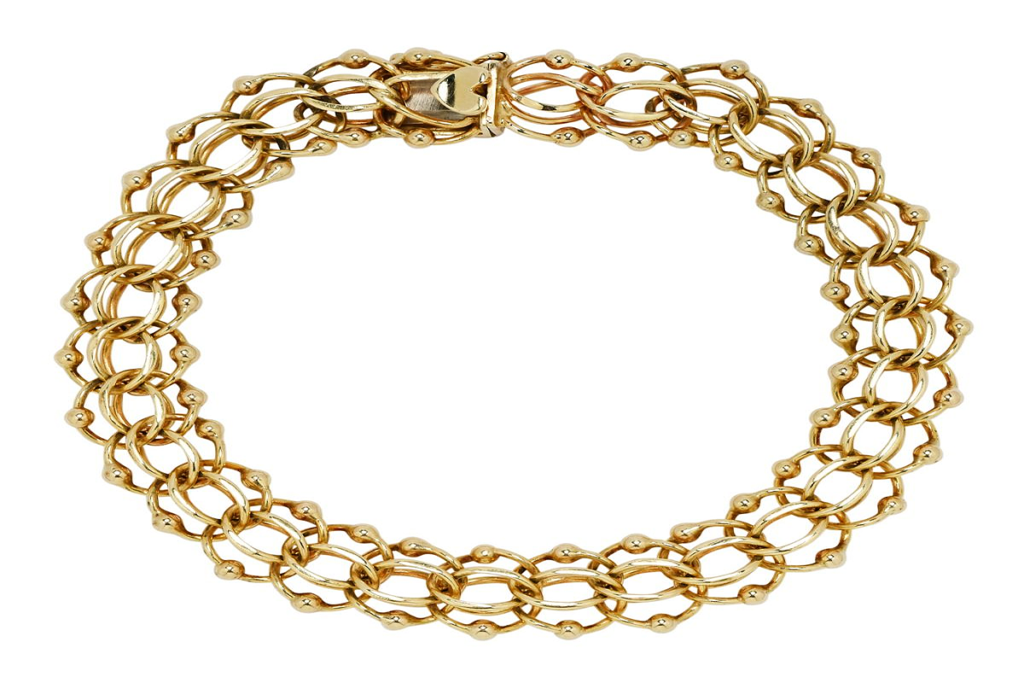 Day Jewelers' Estate Bracelet in 14kt Yellow Gold