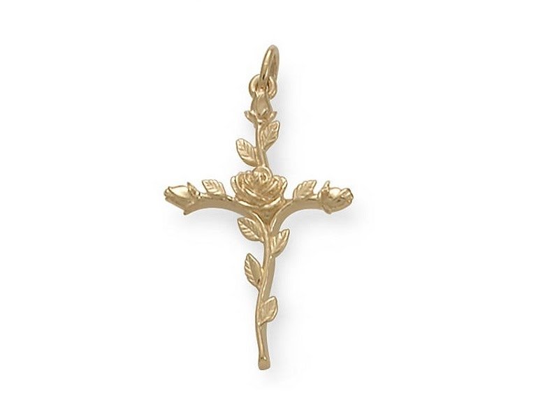 James Avery’s Rosebud Cross Pendant