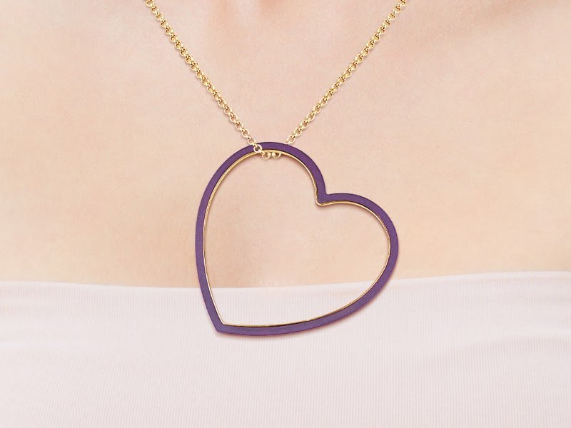 TOUS's Silueta Heart Pendant