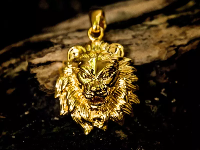 The GLD Shop’s Gold Lion Micro Pendant