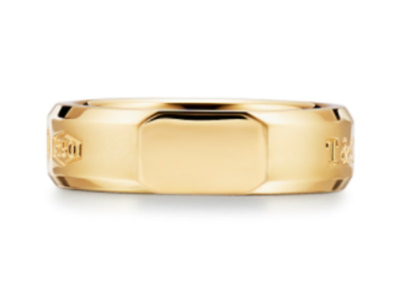 Tiffany 1837 Makers Medium Slice Ring in 18k Gold
