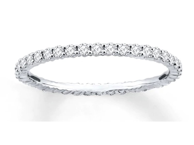 Kay Jewelers 14k White Gold Diamond Eternity Ring