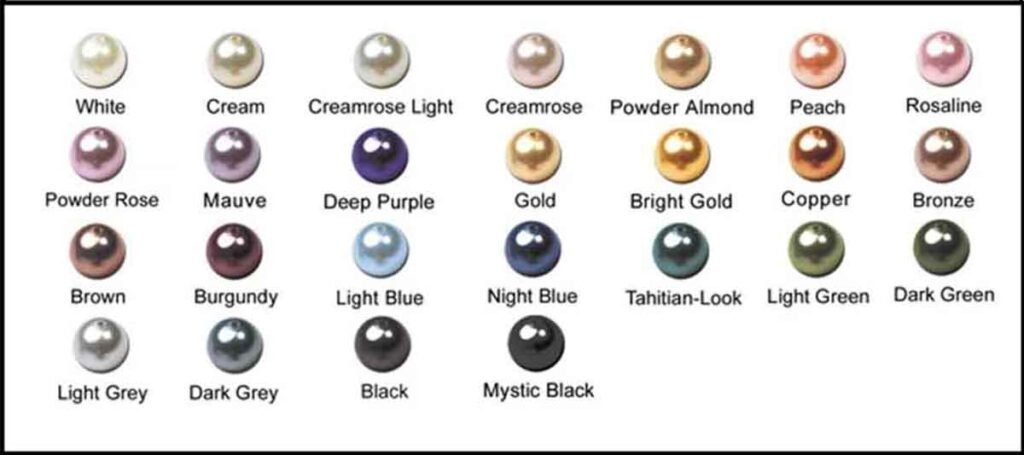 pearl color chart
