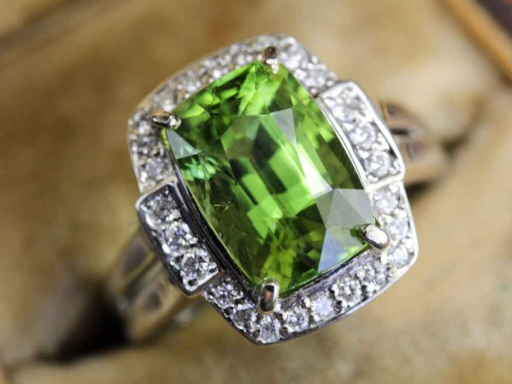 Peridot ring