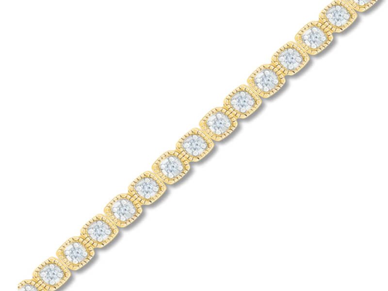 Kay 1/2 ct TW 10K Yellow Gold Diamond Bracelet