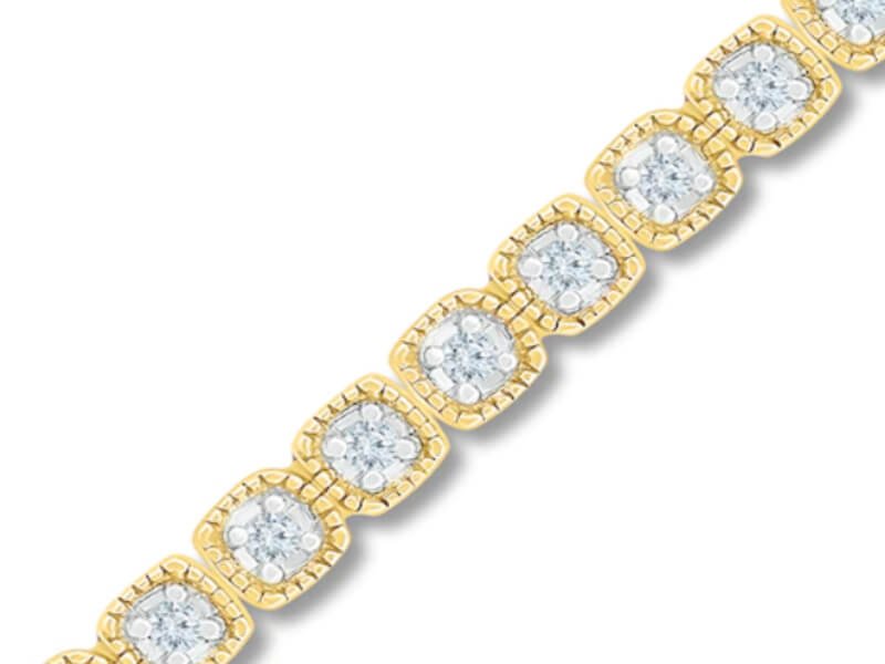 Kay Diamond Bracelet 1/2 ct TW 10K Yellow Gold