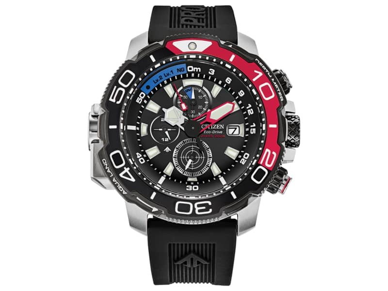 Citizen Promaster Aqualand Chrono 200M Dive Special Edition Red and Black Dive Watch