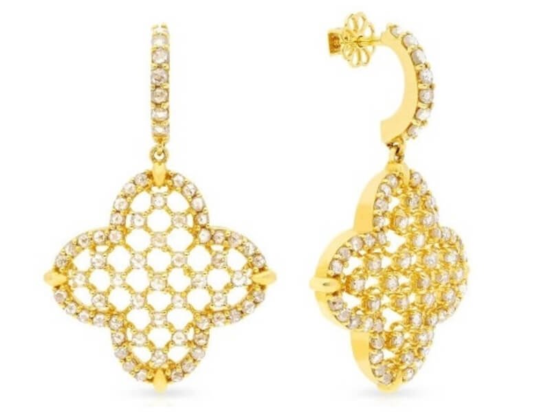 Malabar Gold & Diamonds Era Uncut Diamond Earring