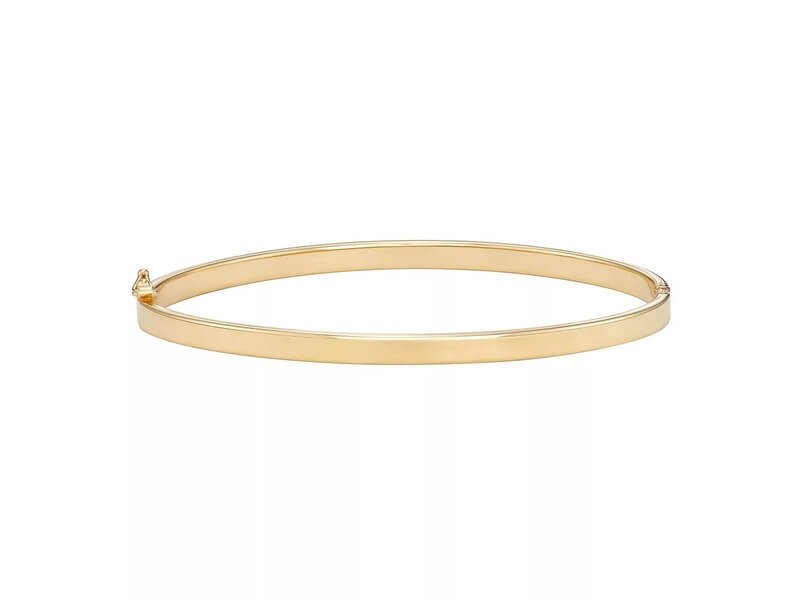 Kohl's 14k Gold Polished Bangle Bracelet