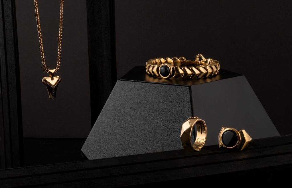 Men's lifestyle jewelry in rose gold