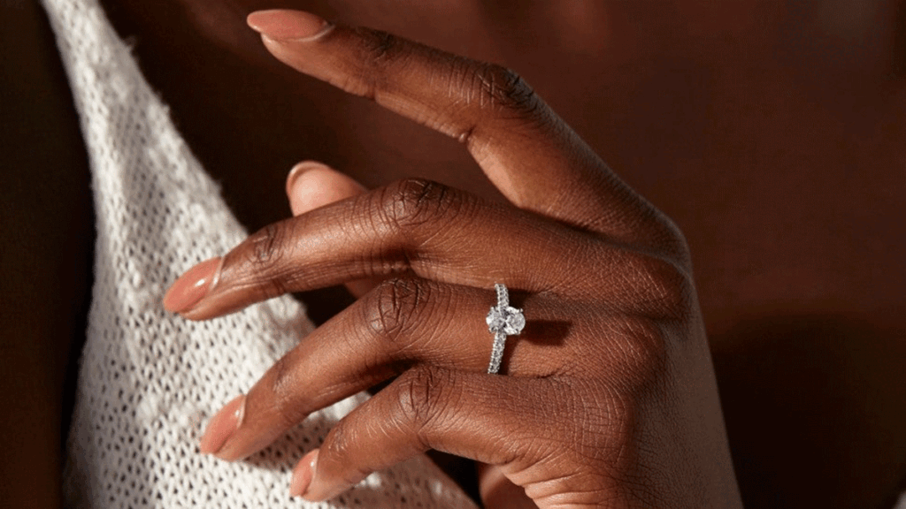 Blue Nile diamond ring