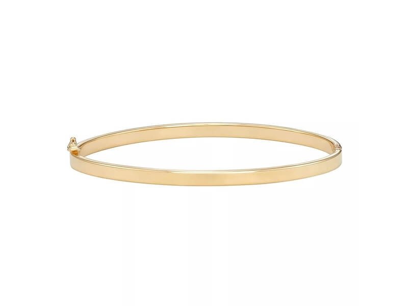 Kohl’s 14k Gold Polished Bangle Bracelet