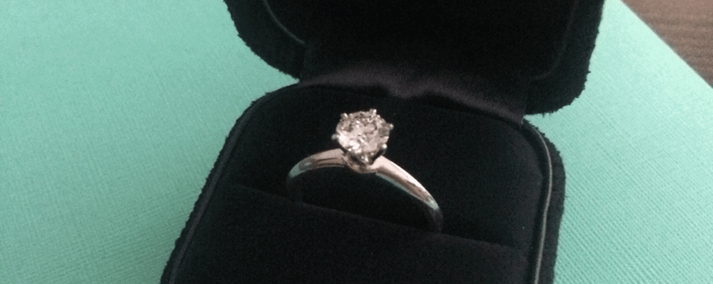 Tiffany solitaire engagement ring