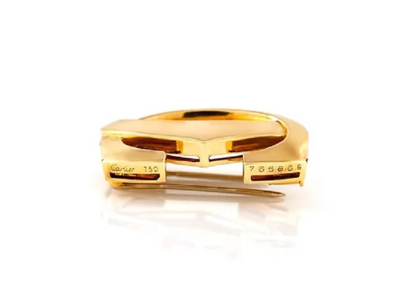 Eric Originals &amp; Antiques Cartier Double C Brooch