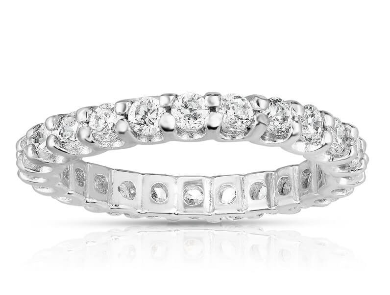 Noray Designs 14K White Gold 1.20-1.35Ct Diamond Eternity Ring
