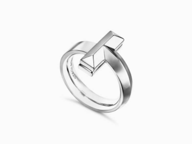 Tiffany & Co T1 Ring in 18k White Gold