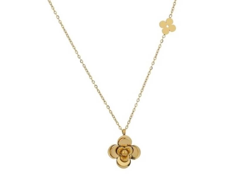 Arce Collection Lauro 14k Yellow Gold Necklace