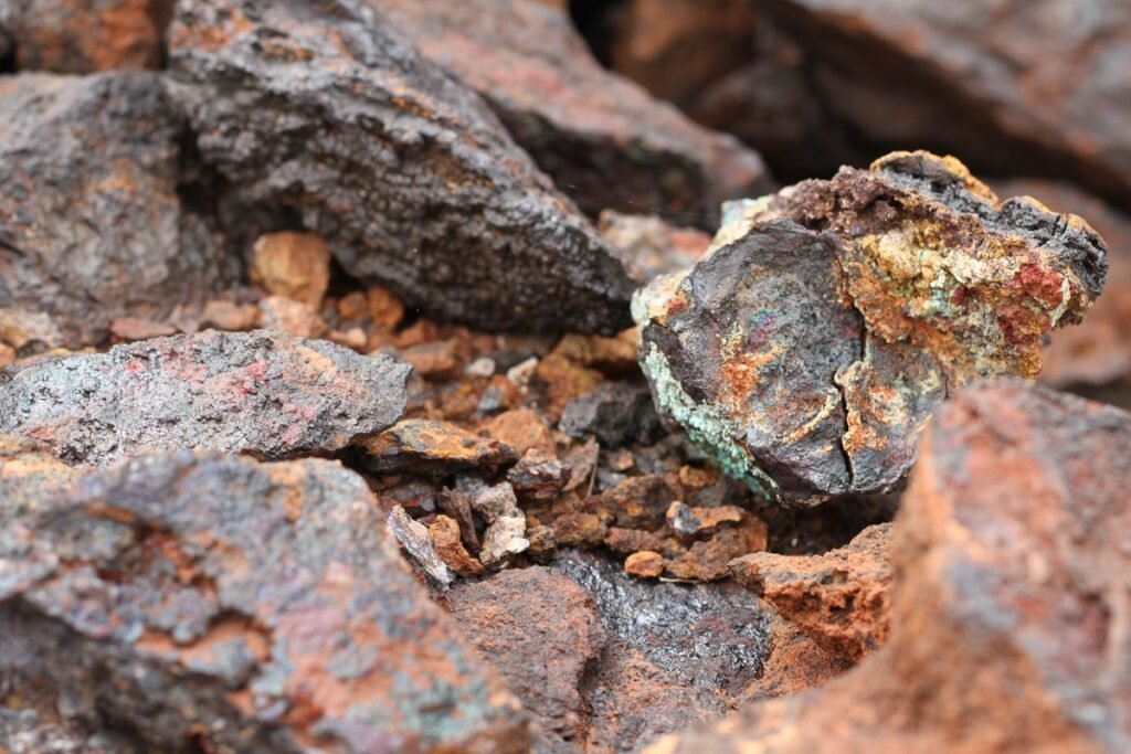 discolored meteorite