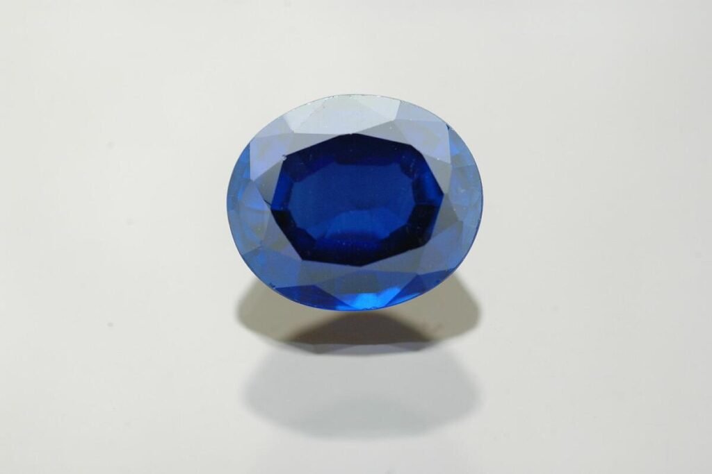 Cornflower blue sapphire