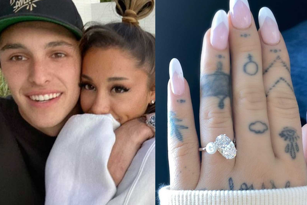 Ariana Grande's engagement ring from Dalton Gomez