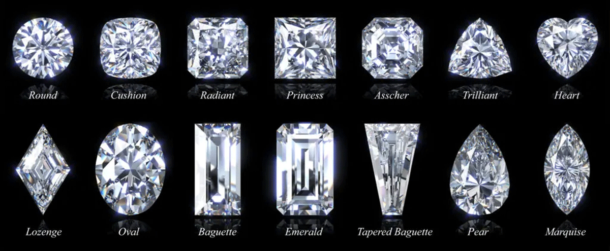 Diamond cut (shape) chart