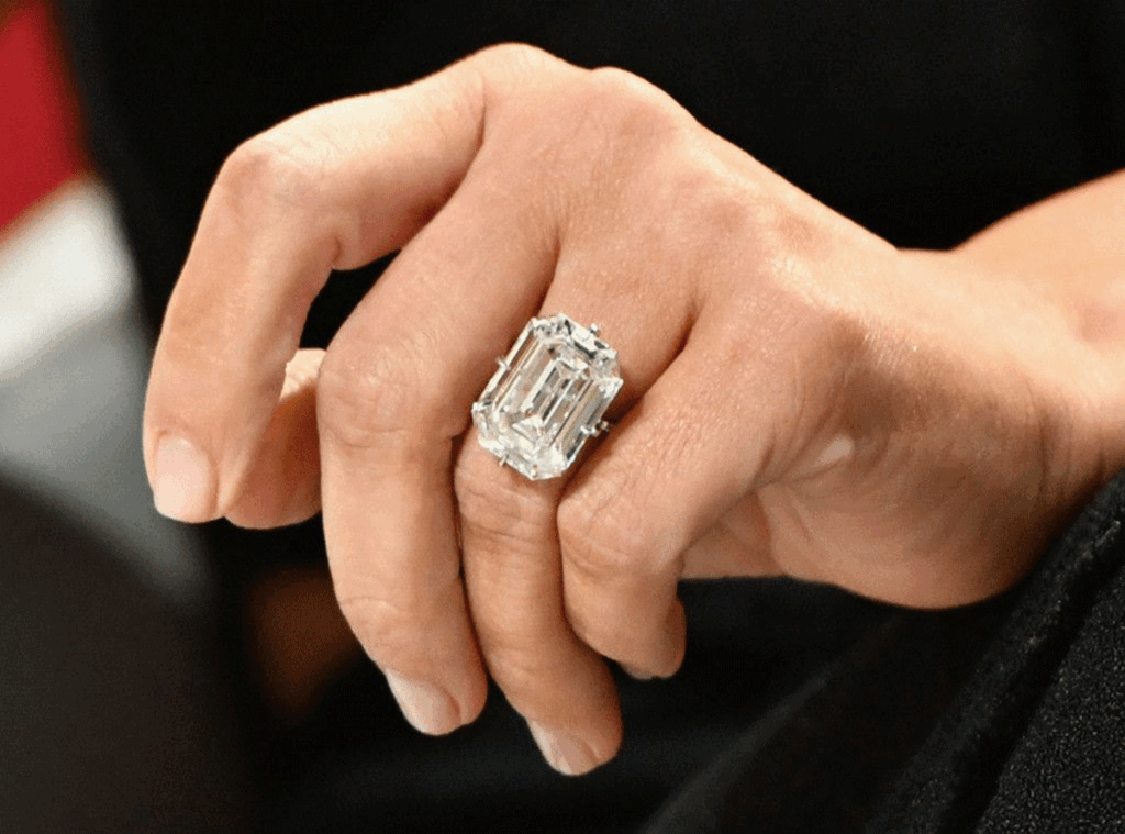 Kim Kardashian engagement ring