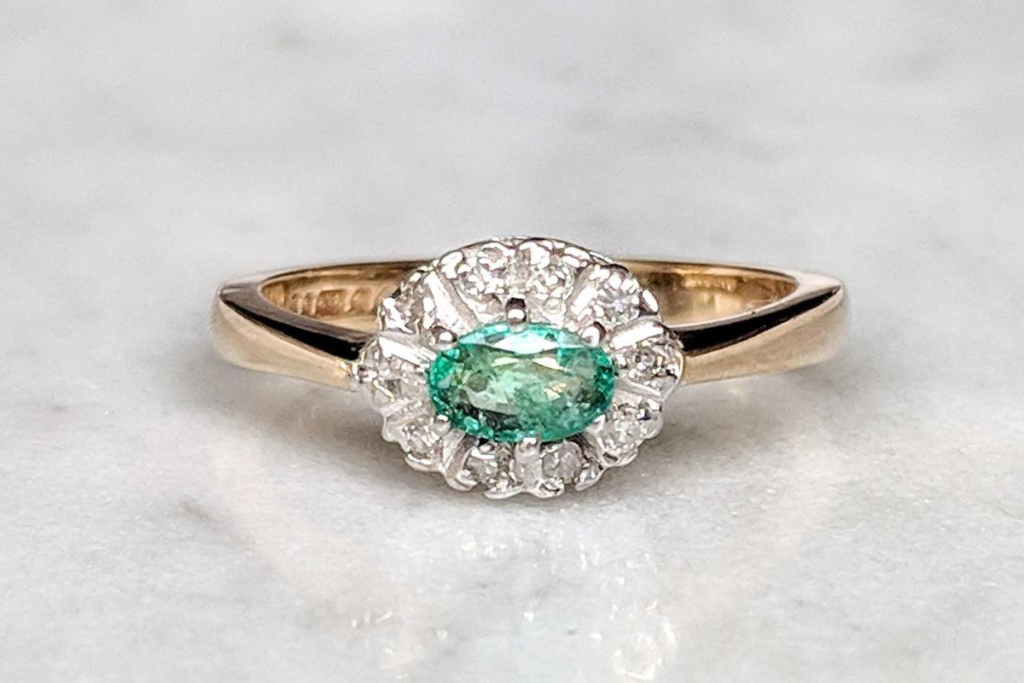 An Art Deco engagement ring