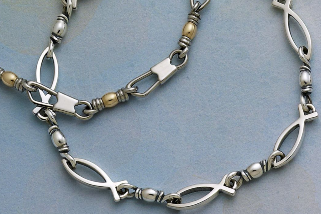 A Handmade ACTS Fishers of Men Bracelet in Sterling Silver