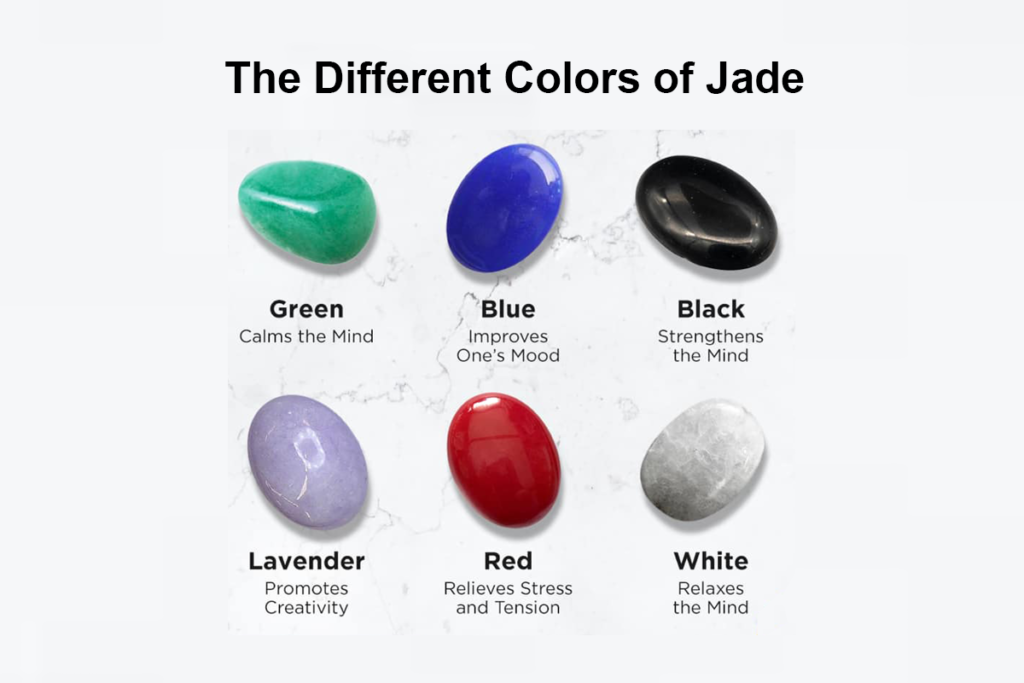 Jade ring's different colors