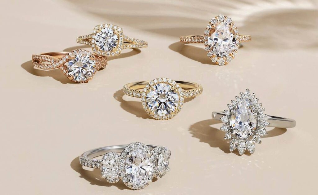 Average Diamond engagement ring size
