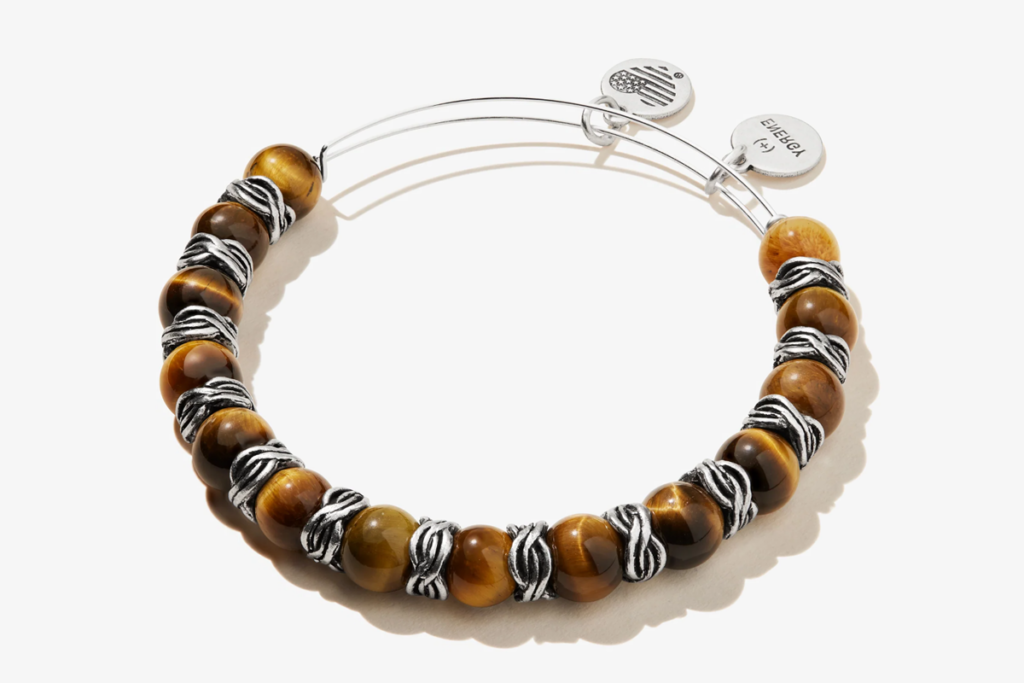 Tigers eye beaded bangle from Alex and Ani
