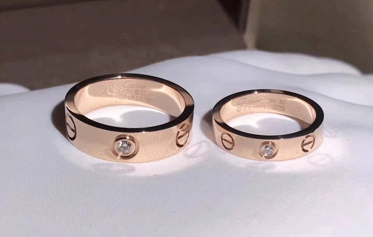Cartier couple rings